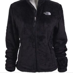 Black The North Face full zip Osito jacket